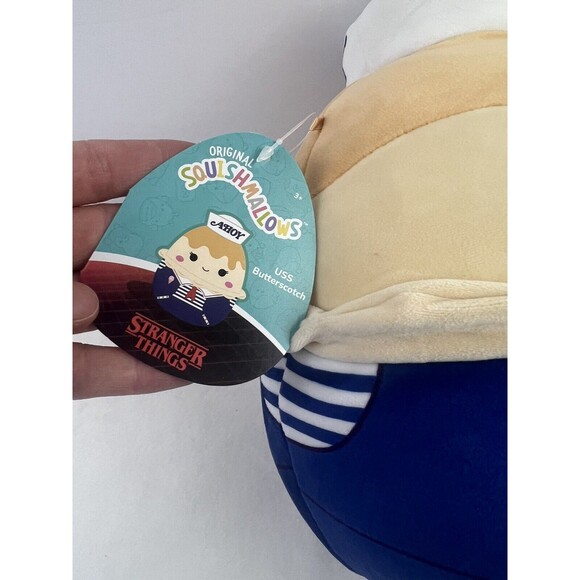 Squishmallows Stranger Things Scoops Ahoy USS Butterscotch 10 Inch‎ New - Picture 4 of 4